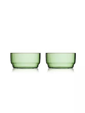 LYNGBY GLAS | Schale 2er Set TORINO 50cl Gruen | 